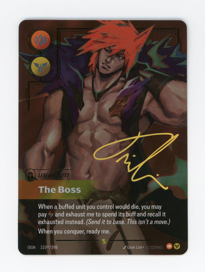The Boss (Sett) — Signature|Foil — ID 19755