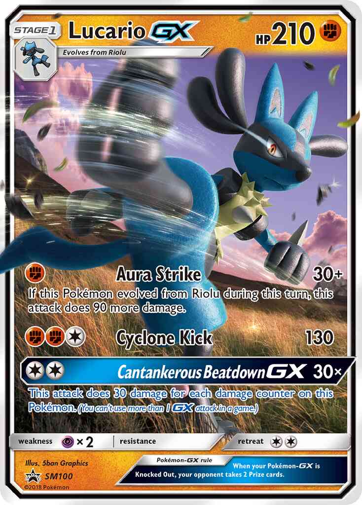 Lucario-GX - SM100 - Promo [smp-SM100] [Ultra]