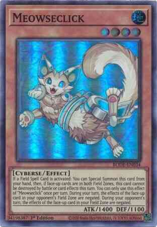 Meowseclick - BODE-EN034 - Super Rare - 1st Edition
