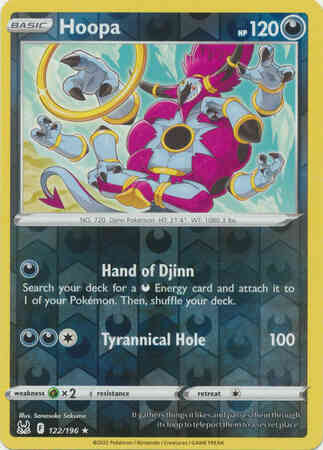 Hoopa - 122/196 - Rare [swsh11-122] [Reverse Holo]