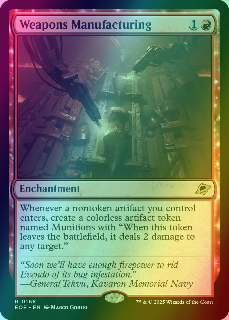 Weapons Manufacturing [168] [Edge of Eternities] [Foil]