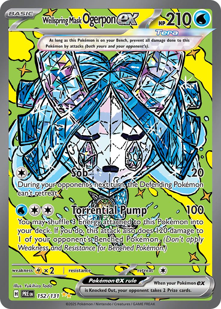 Wellspring Mask Ogerpon ex - 152/131 - Special Illustration Rare [sv085-152] [Ultra]