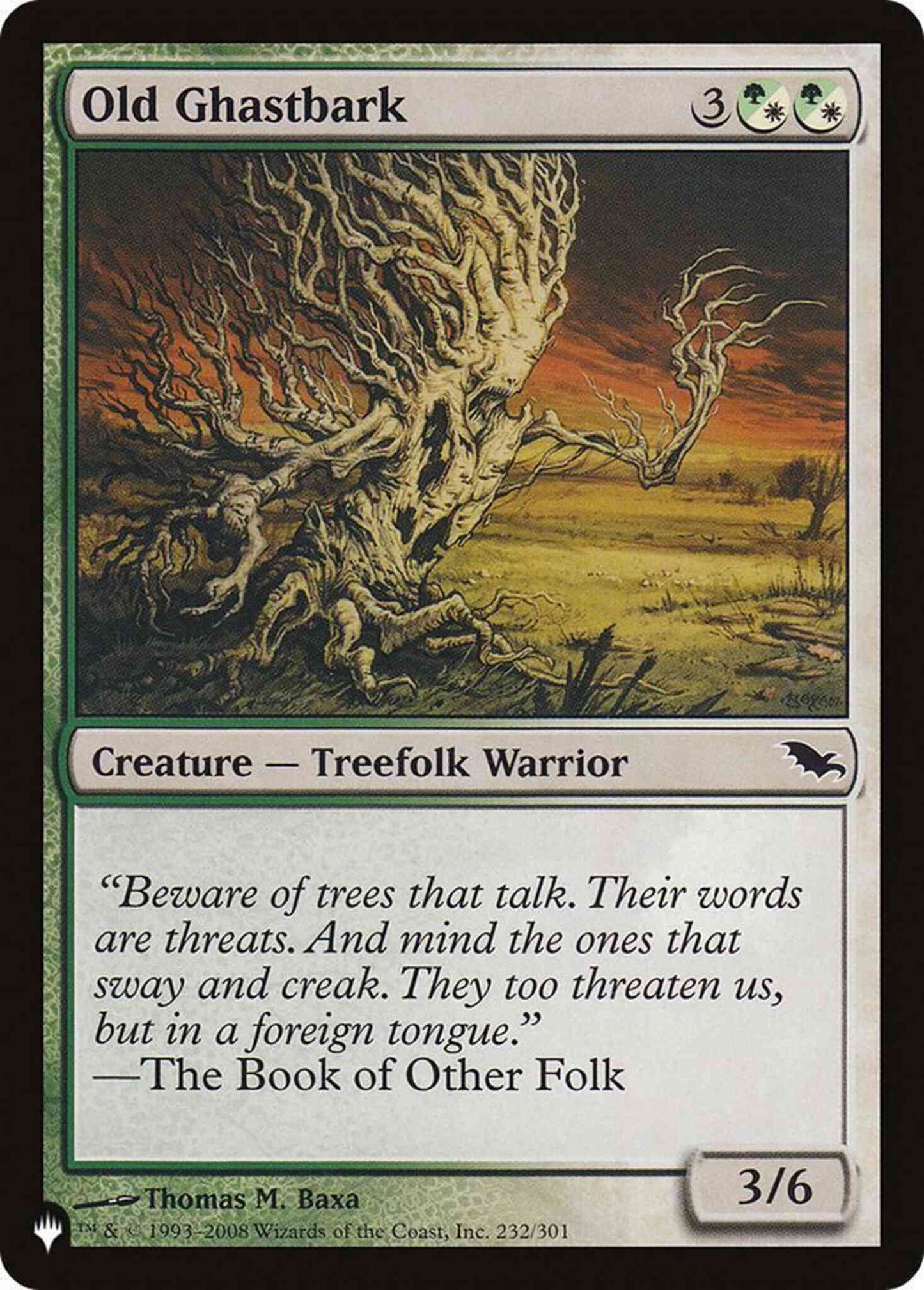 Old Ghastbark [SHM-232] [The List] [Non-Foil]