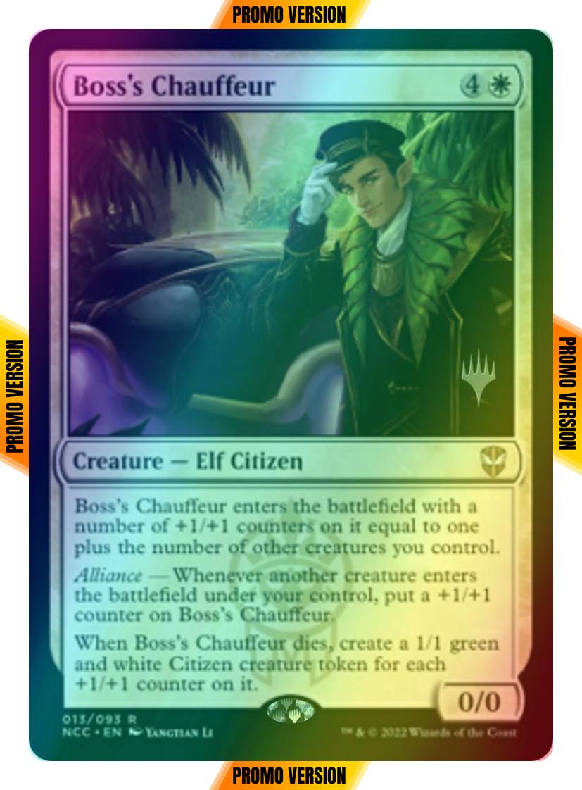Boss's Chauffeur [Promo Pack] [13p] [Streets of New Capenna: Commander: Promos] [Foil]