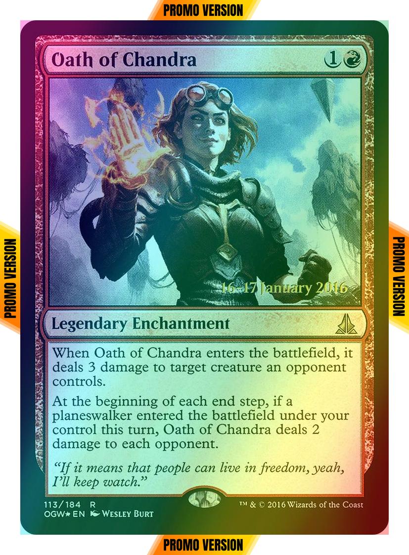 Oath of Chandra [113s] [Oath of the Gatewatch Promos] [Foil]