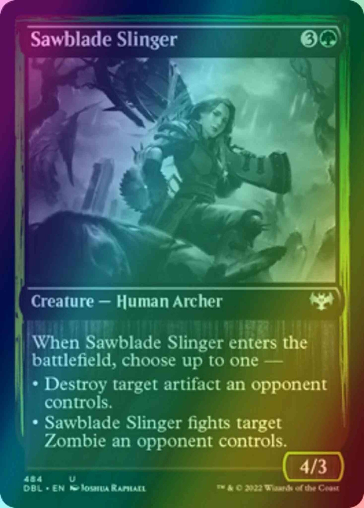 Sawblade Slinger [484] [Innistrad: Double Feature] [Foil]