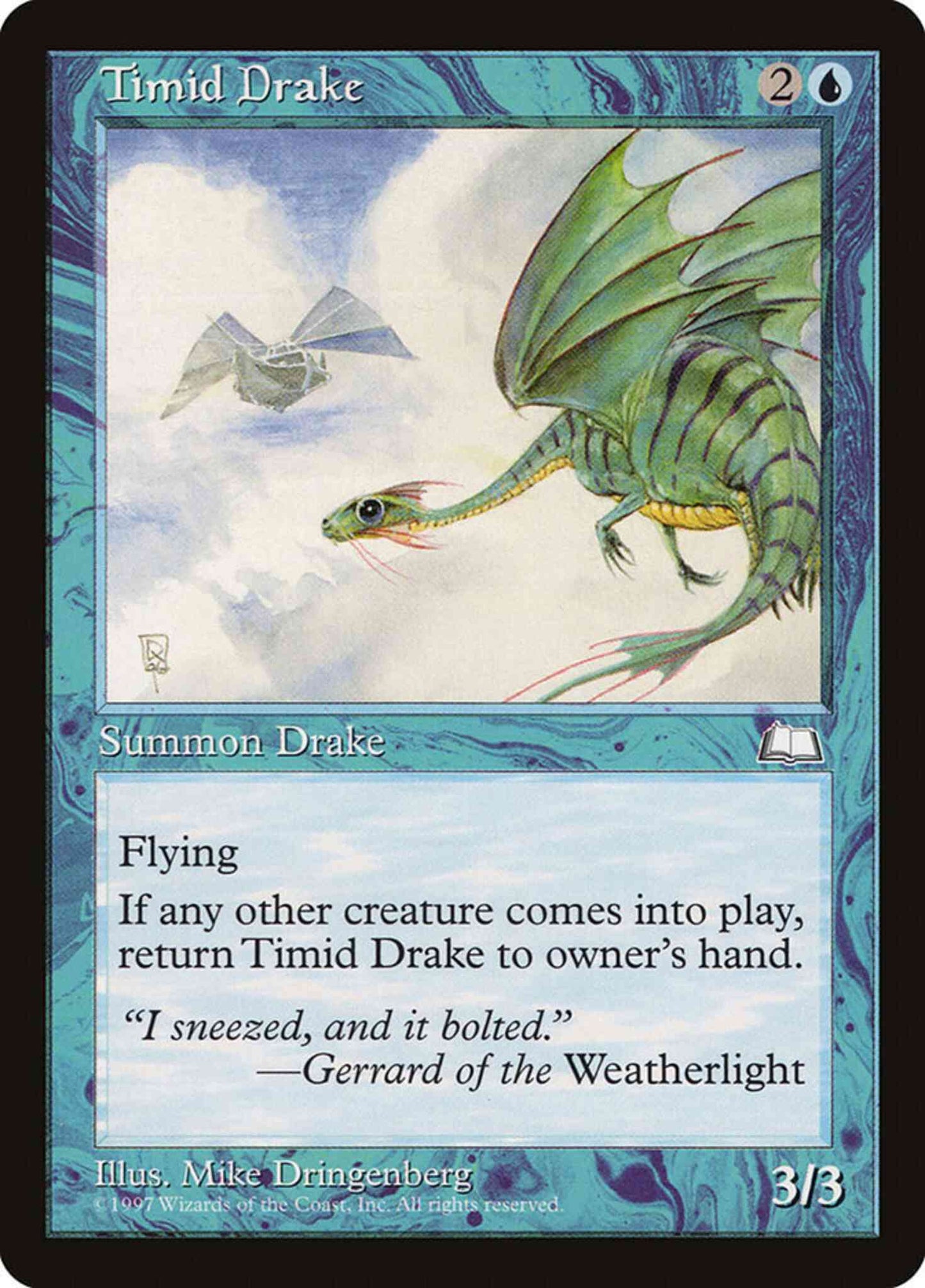Timid Drake [54] [Weatherlight] [Non-Foil]