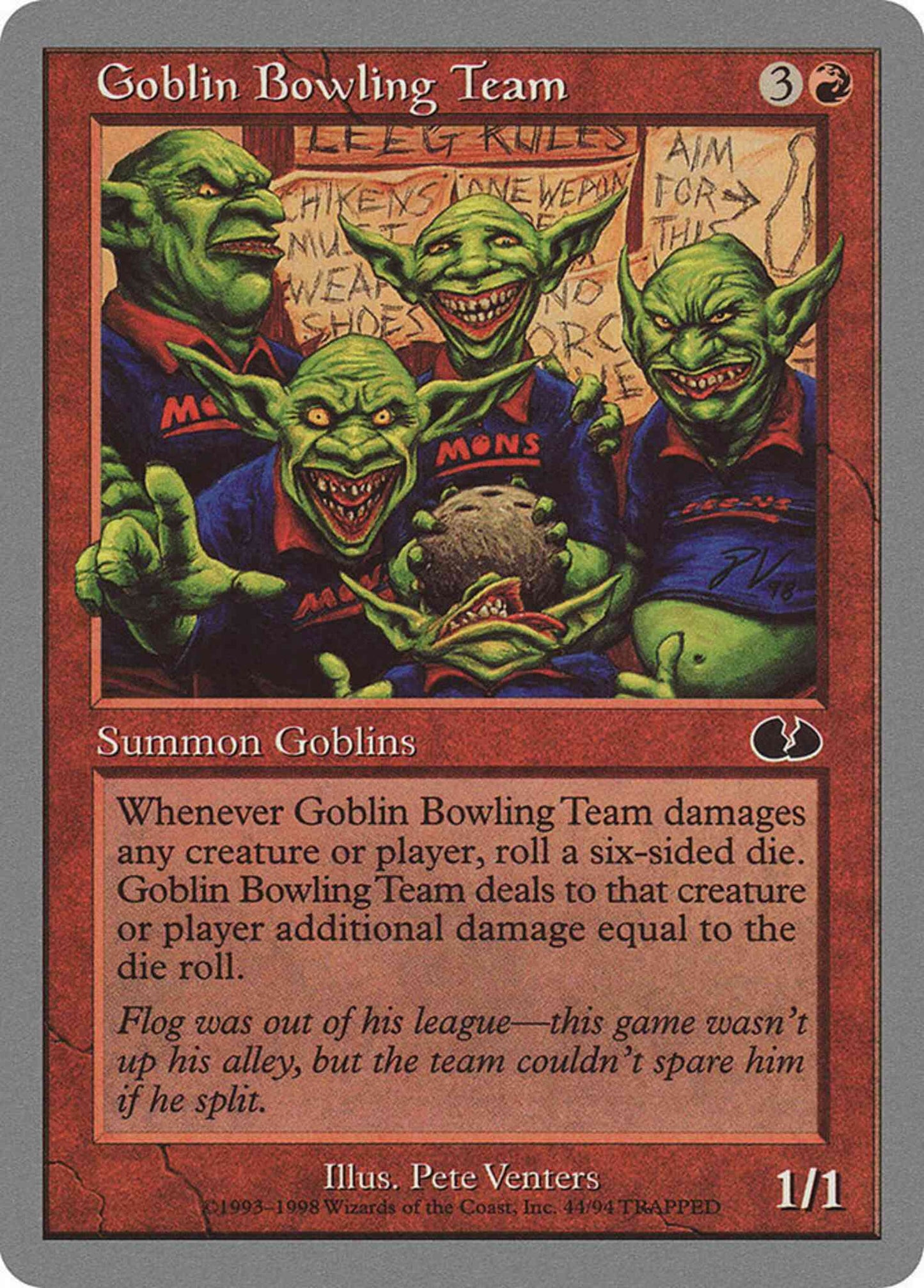Goblin Bowling Team [44] [Unglued] [Non-Foil]