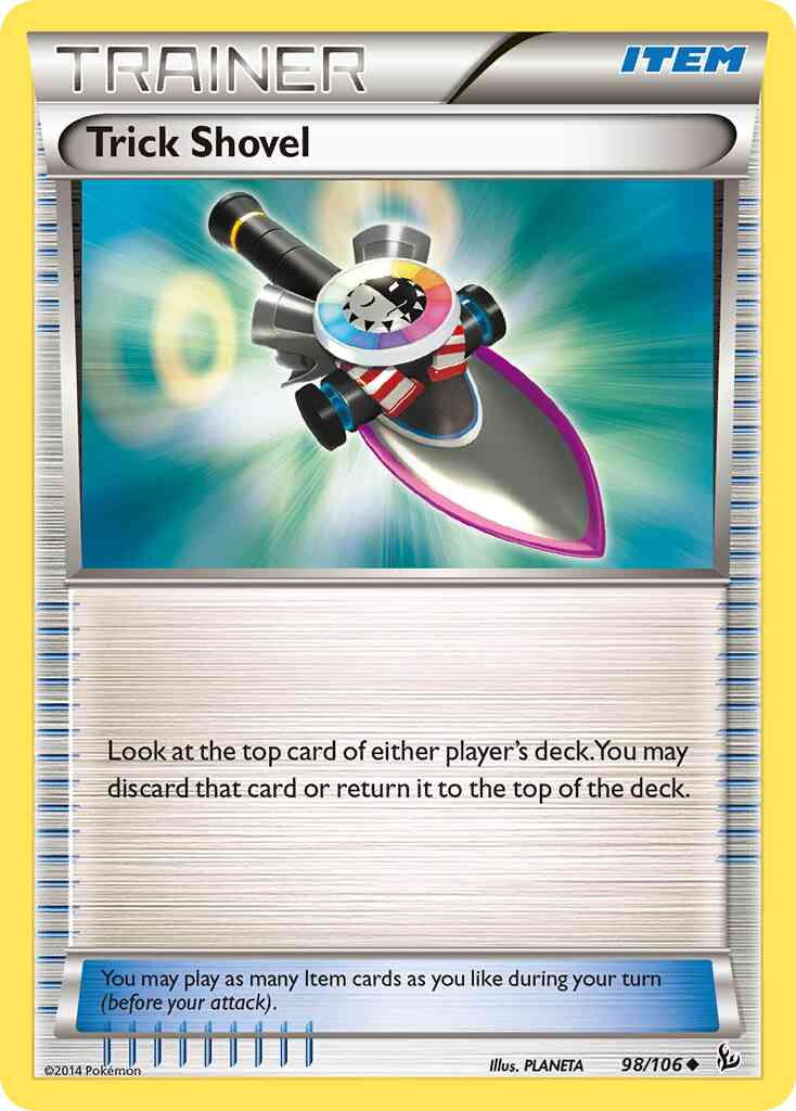 Trick Shovel - 98/106 - Uncommon [xy2-98] [Reverse Holo]