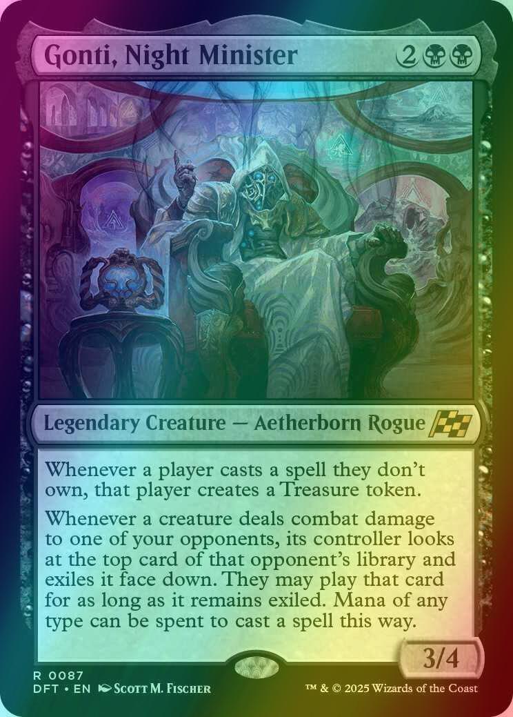 Gonti, Night Minister [87] [Aetherdrift] [Foil]
