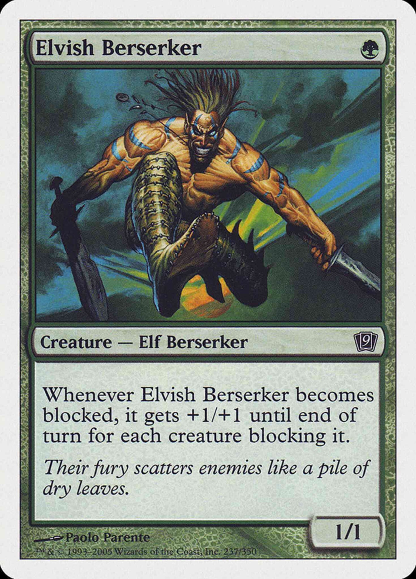 Elvish Berserker [237] [Ninth Edition] [Non-Foil]