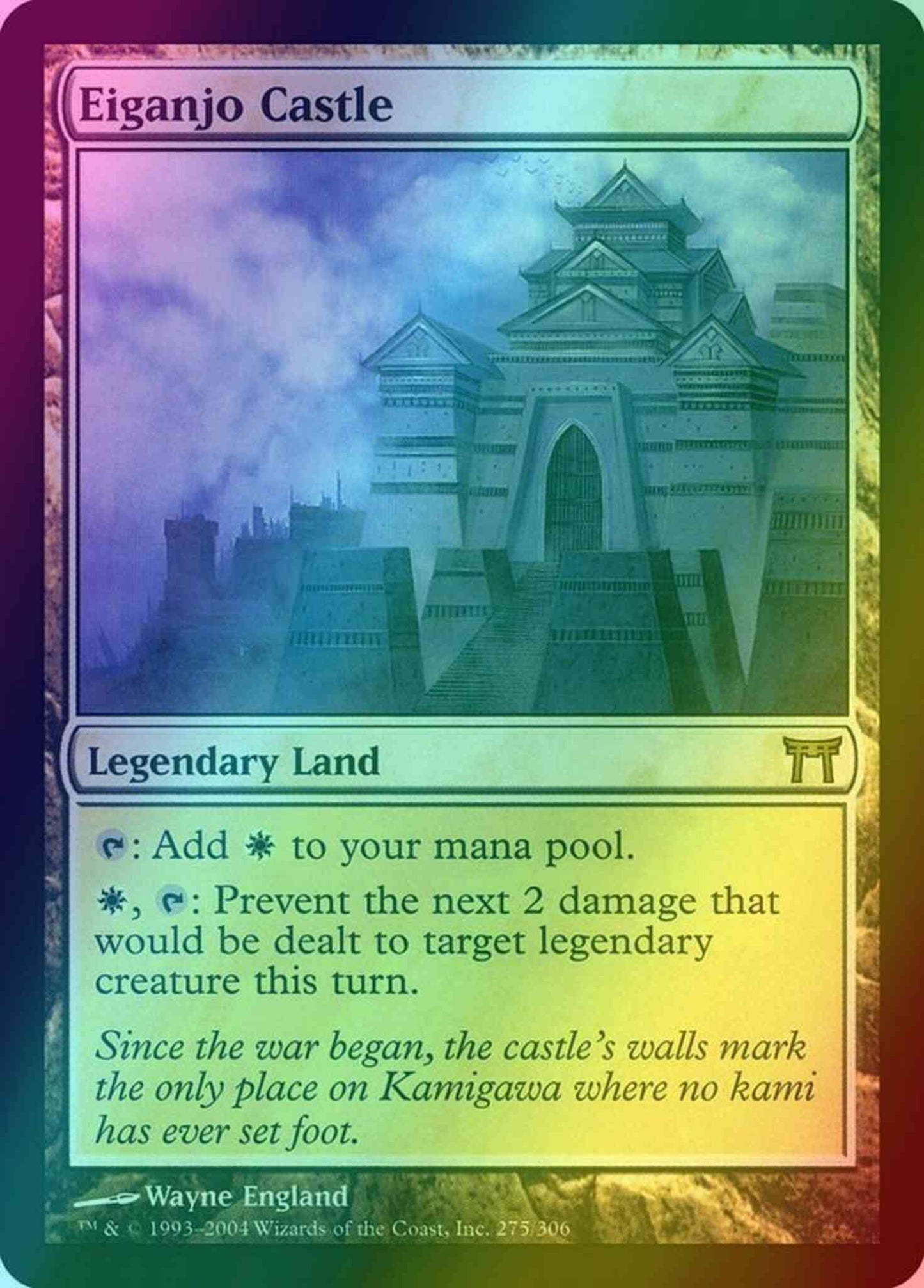 Eiganjo Castle [275] [Champions of Kamigawa] [Foil]