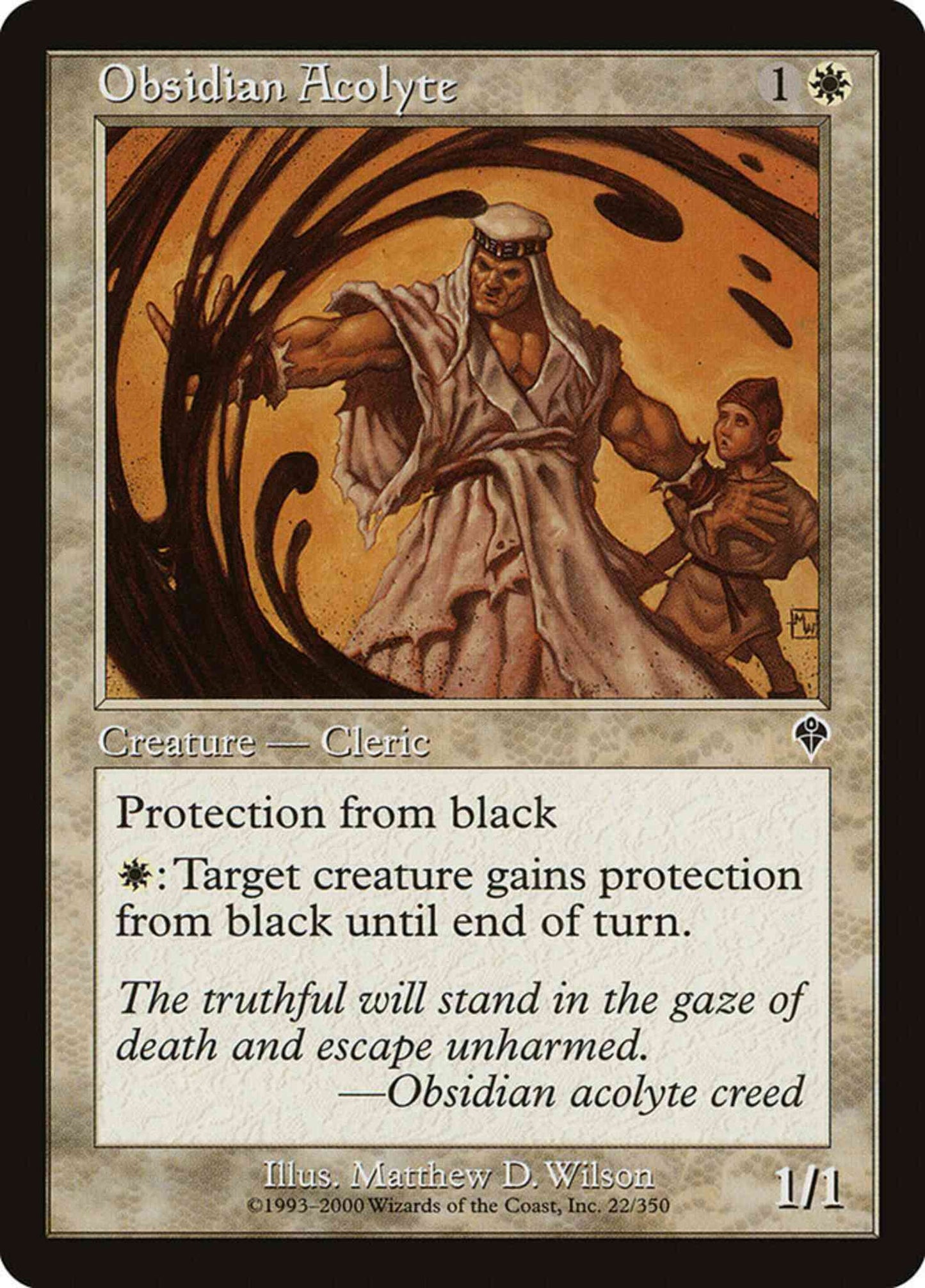 Obsidian Acolyte [22] [Invasion] [Non-Foil]