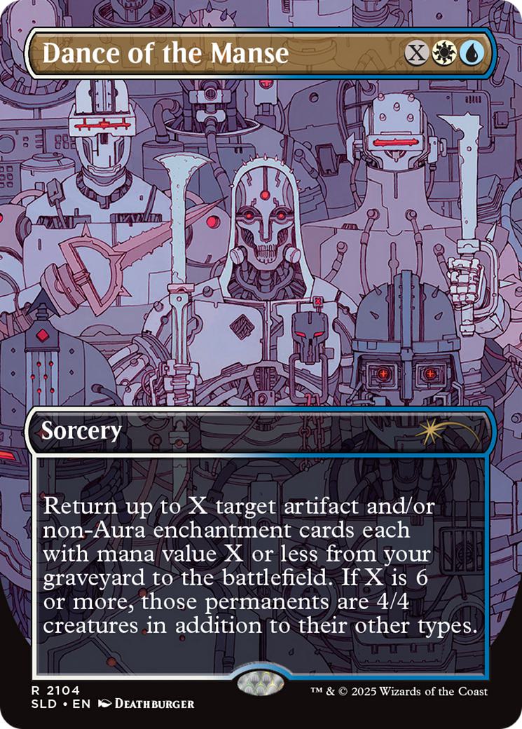 Dance of the Manse [2104] [Borderless] [Deathburger] [Secret Lair Drop] [Non-Foil]