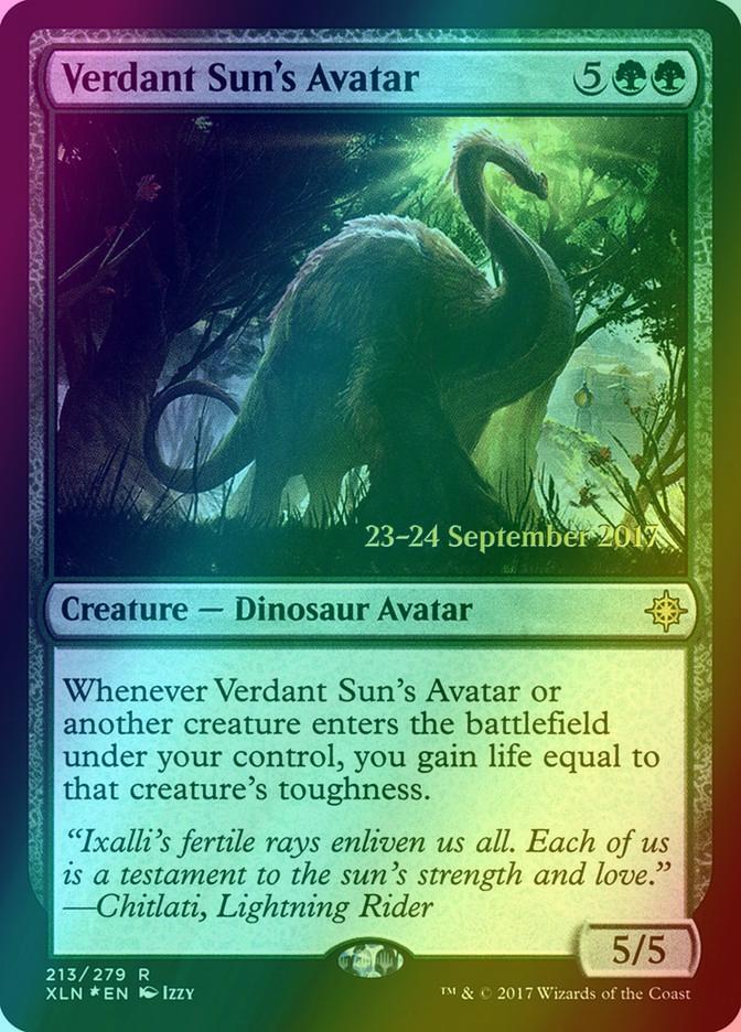 Verdant Sun's Avatar [213s] [Ixalan Promos] [Foil]