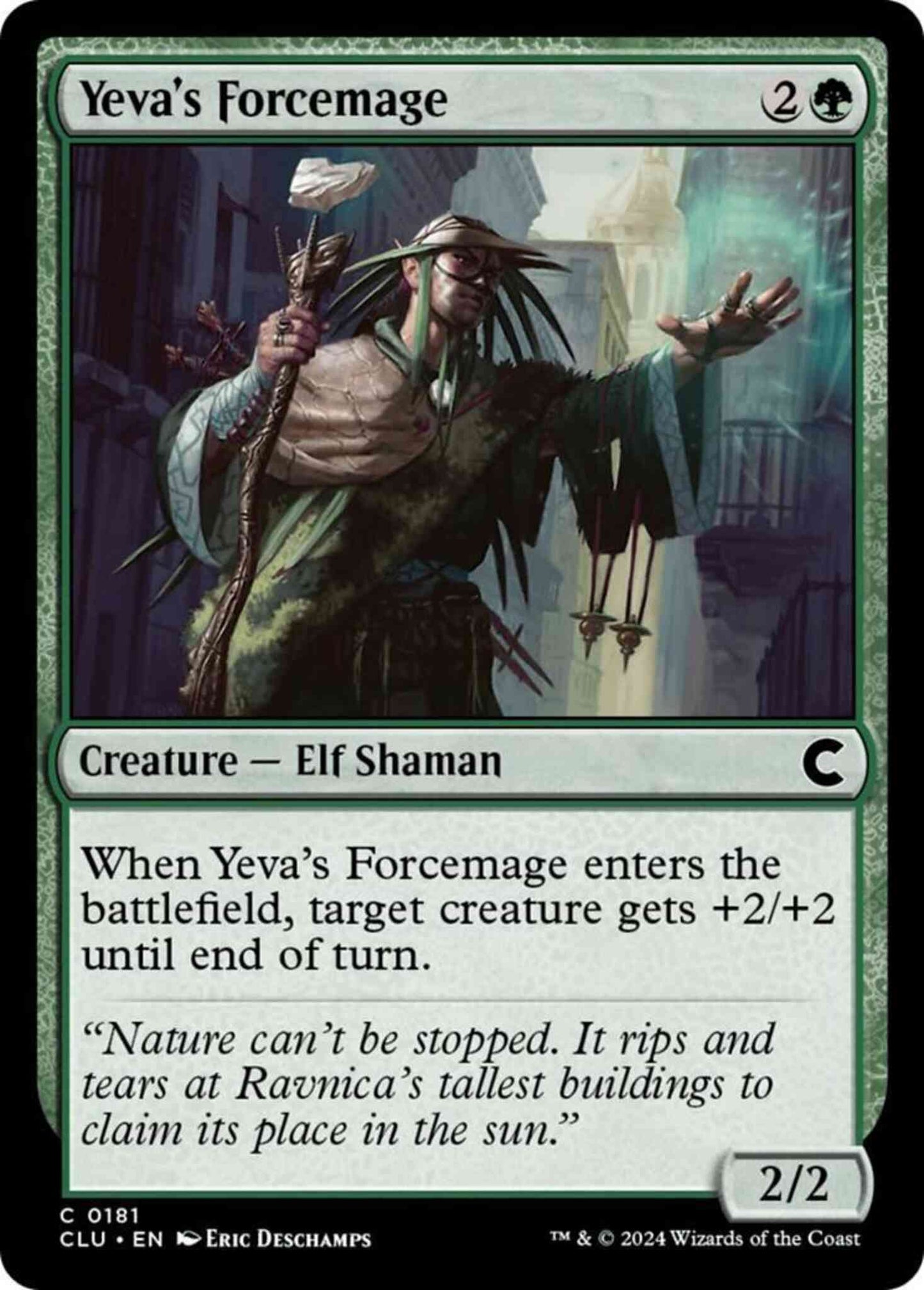 Yeva's Forcemage [181] [Ravnica: Clue Edition] [Non-Foil]