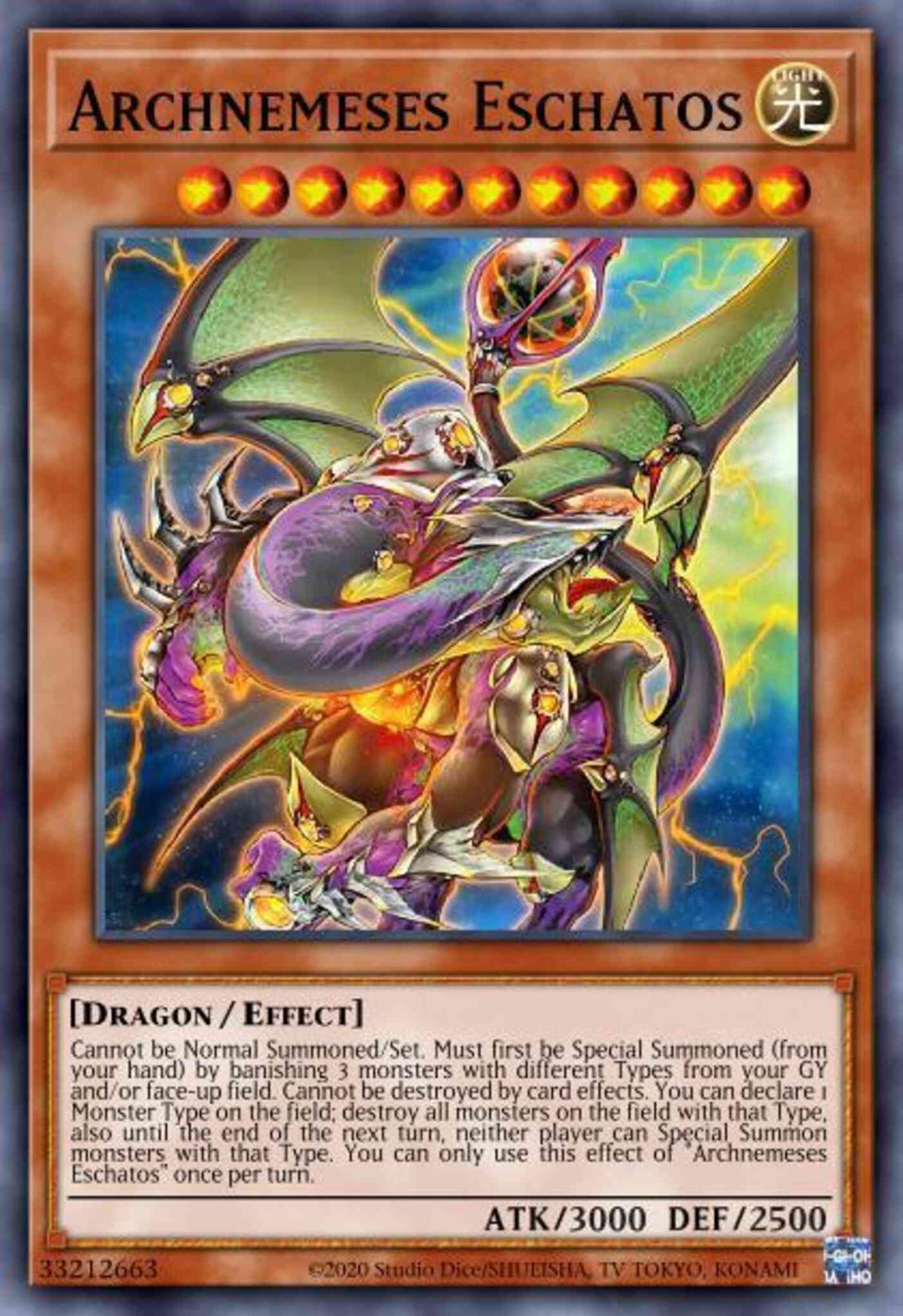 Archnemeses Eschatos - ETCO-EN009 - Ultra Rare - 1st Edition