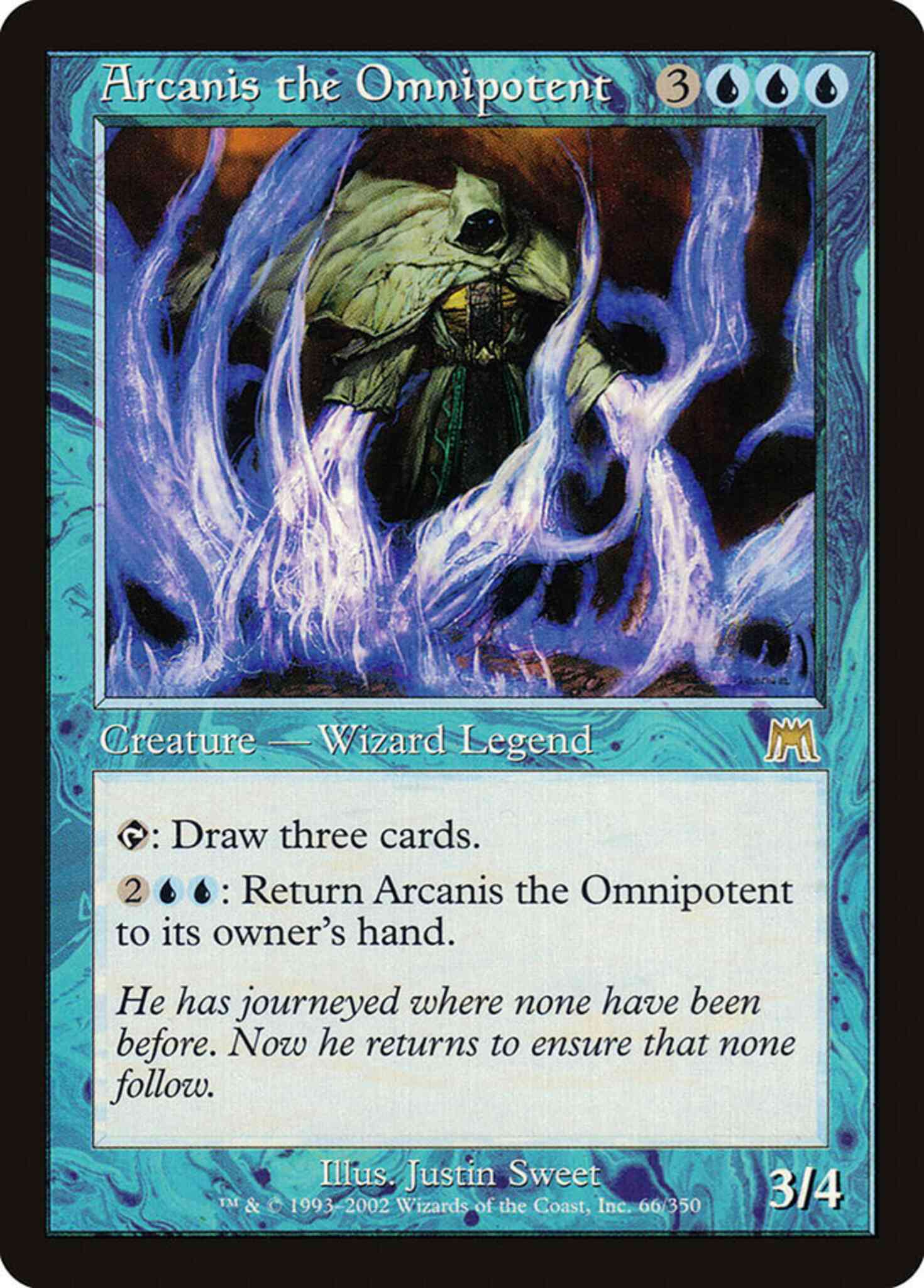 全能なる者アルカニス/Arcanis the Omnipotent foil 英 Arcanis the Omnipotent [66] [Onslaught] [Non-Foil] – Face to Face