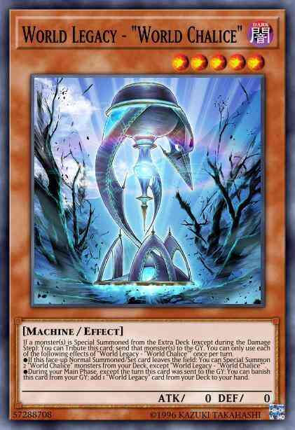 World Legacy - "World Chalice" - COTD-EN023 - Rare - 1st Edition