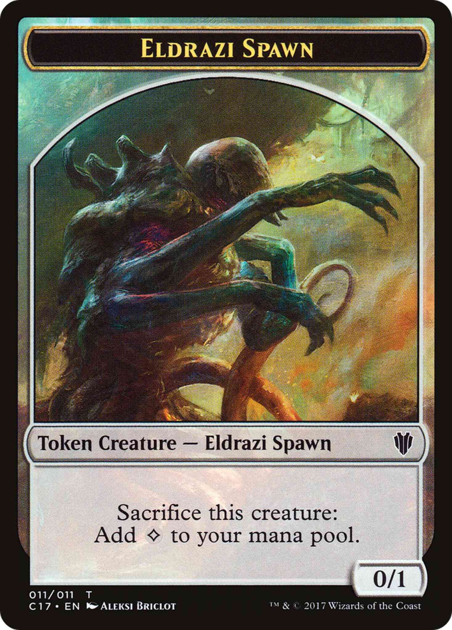 Eldrazi Spawn Token (11) // Vampire Token (04) [Commander 2017 Tokens] [Non-Foil]