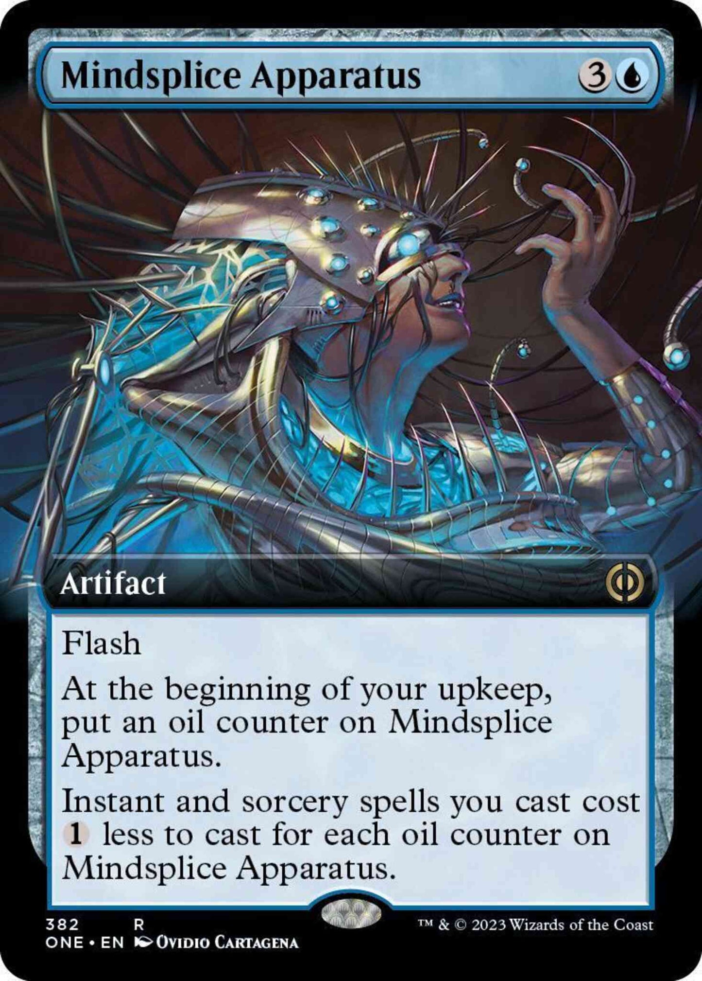 Mindsplice Apparatus [382] [Extended Art] [Phyrexia: All Will Be One] [Non-Foil]