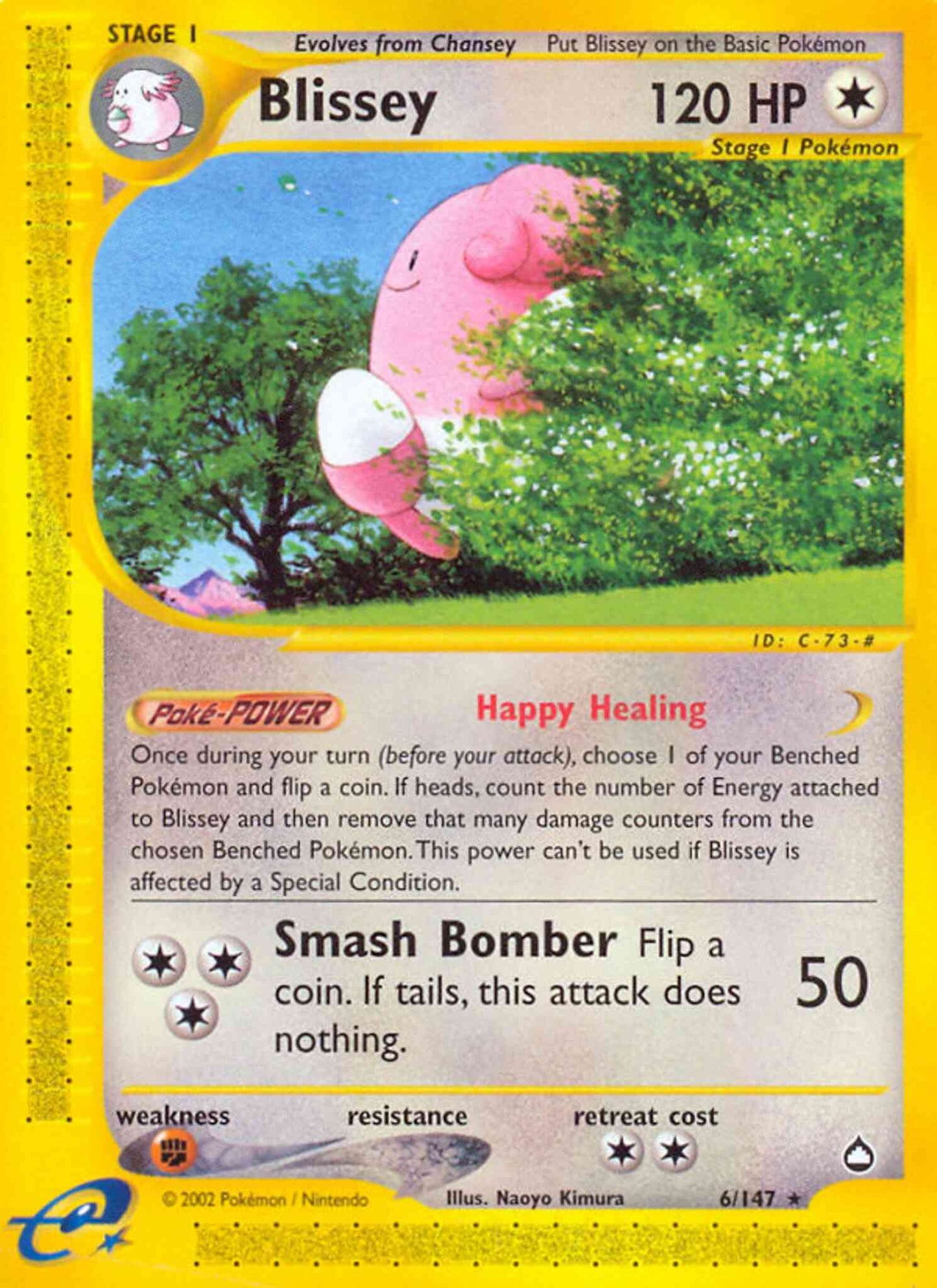 Blissey - 6/147 - Rare [ecard2-6] [Non-Holo]