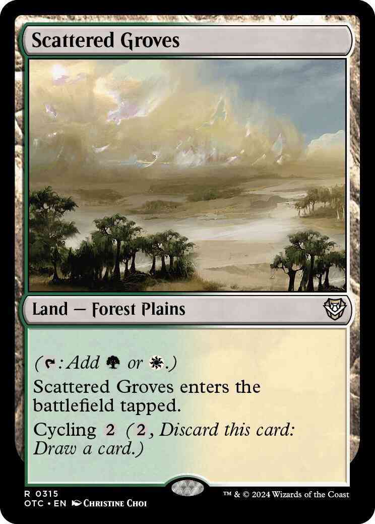 Scattered Groves [315] [Outlaws of Thunder Junction: Commander] [Non-Foil]