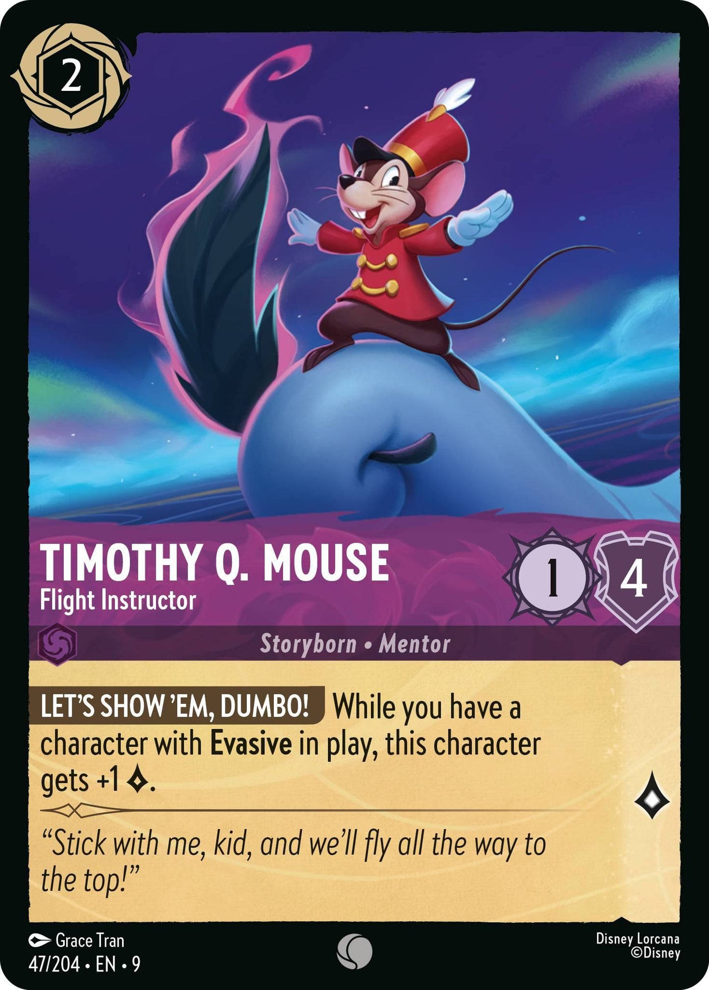 Timothy Q. Mouse - Flight Instructor - 47/204 [Fabled] [Non-Foil]