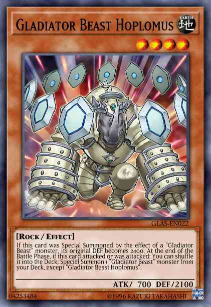 Gladiator Beast Hoplomus - GLAS-EN022 - Common - 1st Edition