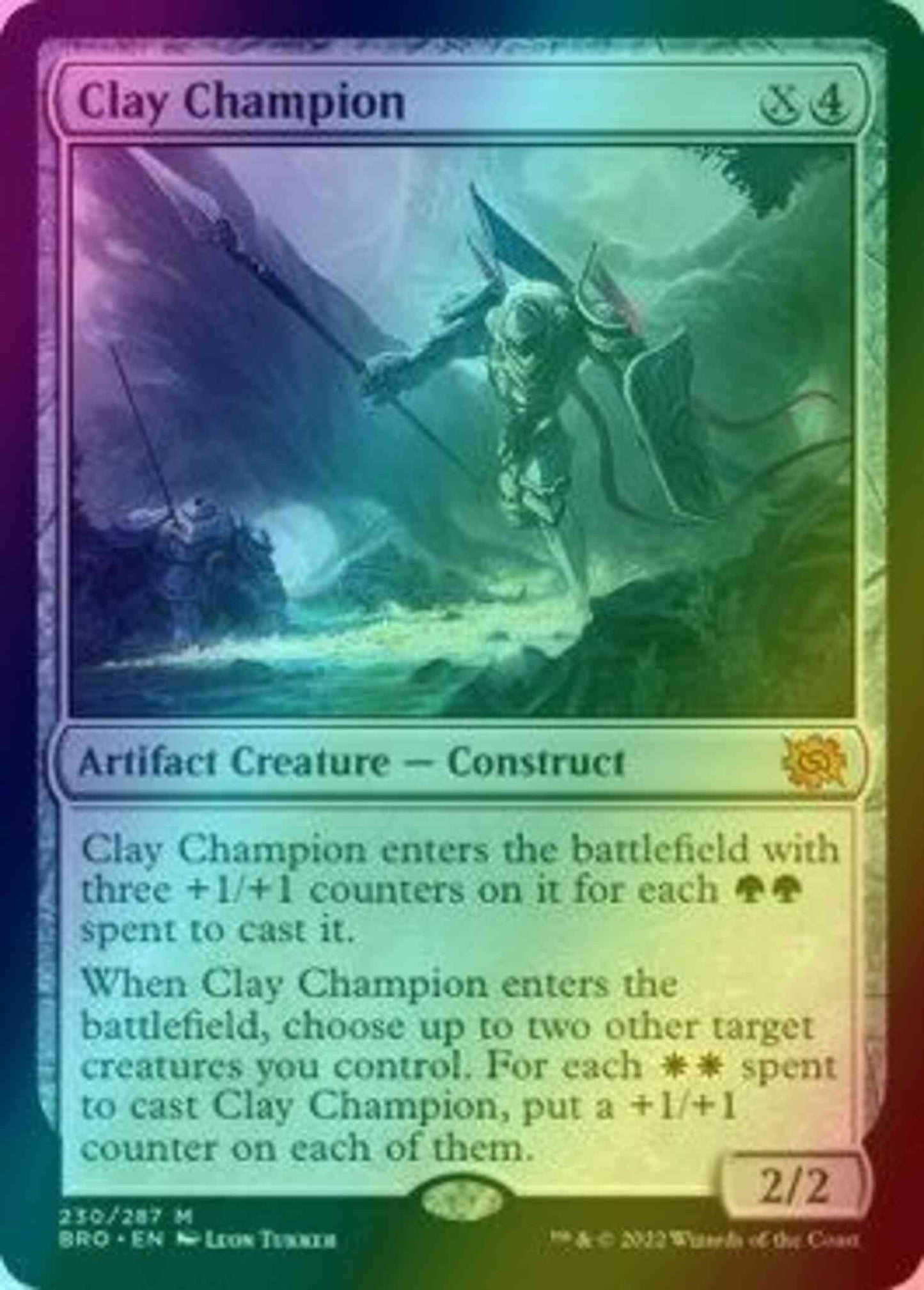 Clay Champion [230] [The Brothers' War] [Foil]