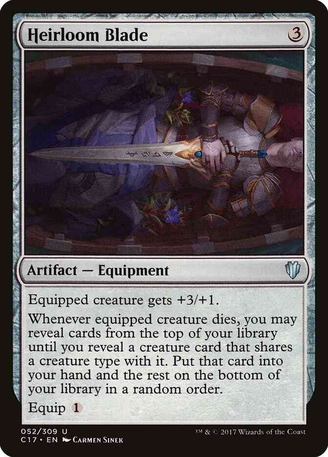 Heirloom Blade [52] [Commander 2017] [Non-Foil]