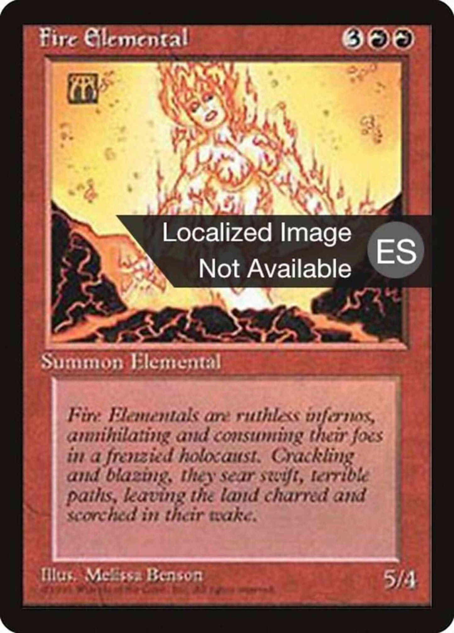 Fire Elemental - Chinese [191] [Fourth Edition Black Border: Chinese] [Non-Foil]