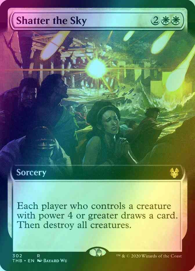 Shatter the Sky [302] [Extended Art] [Theros Beyond Death] [Foil]