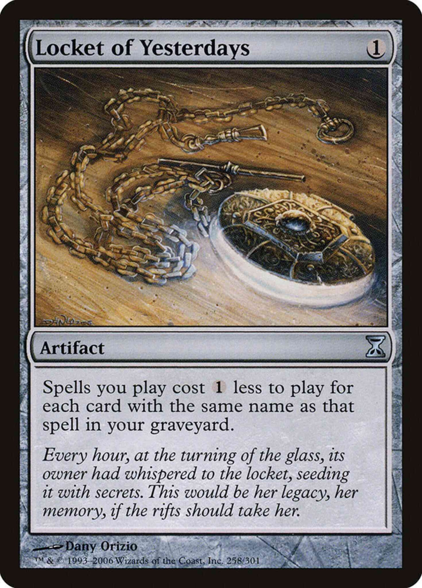 Locket of Yesterdays [258] [Time Spiral] [Non-Foil]