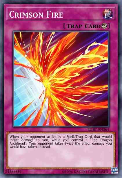 Crimson Fire - LC5D-EN080 - Rare - 1st Edition