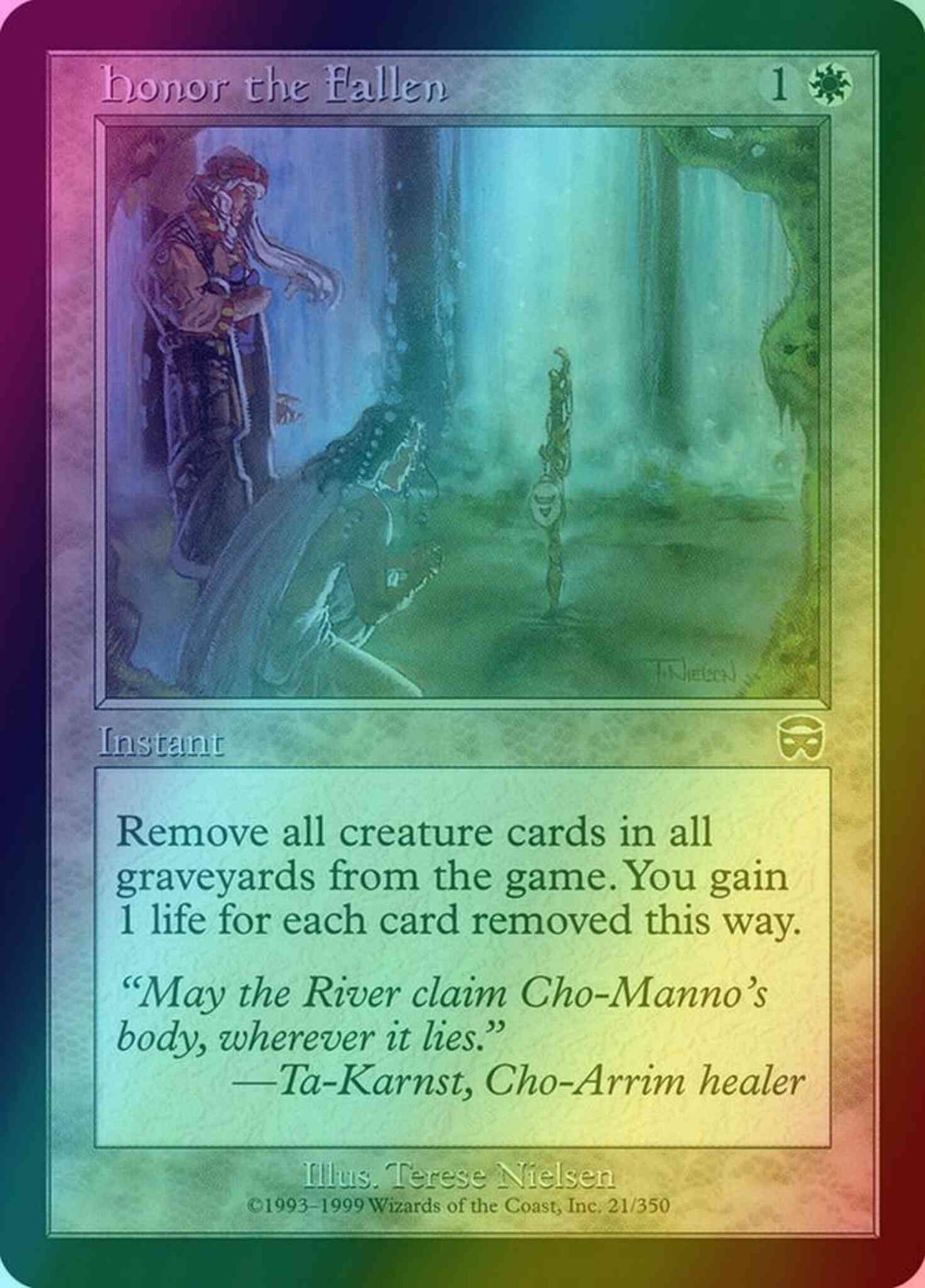 Honor the Fallen [21] [Mercadian Masques] [Foil]