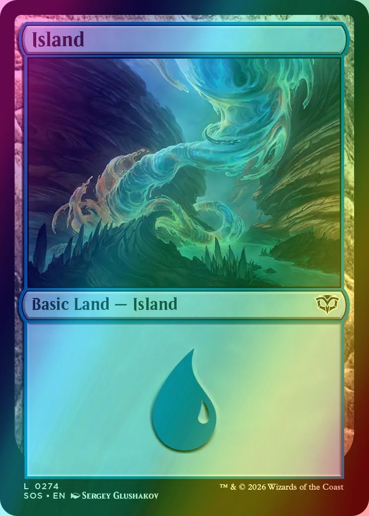 Island [274] [Secrets of Strixhaven] [Foil]