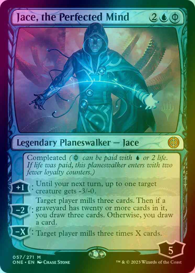 Jace, the Perfected Mind [57p] [Promo Pack] [Phyrexia: All Will Be One: Promos] [Foil]