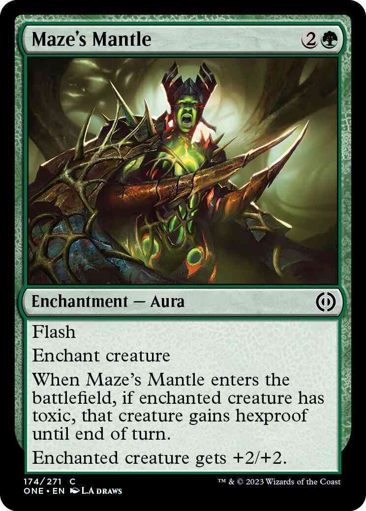 Maze's Mantle [174] [Phyrexia: All Will Be One] [Non-Foil]