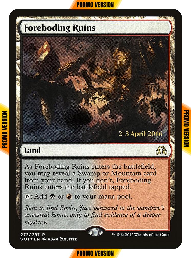 Foreboding Ruins [272s] [Shadows over Innistrad Promos] [Foil]