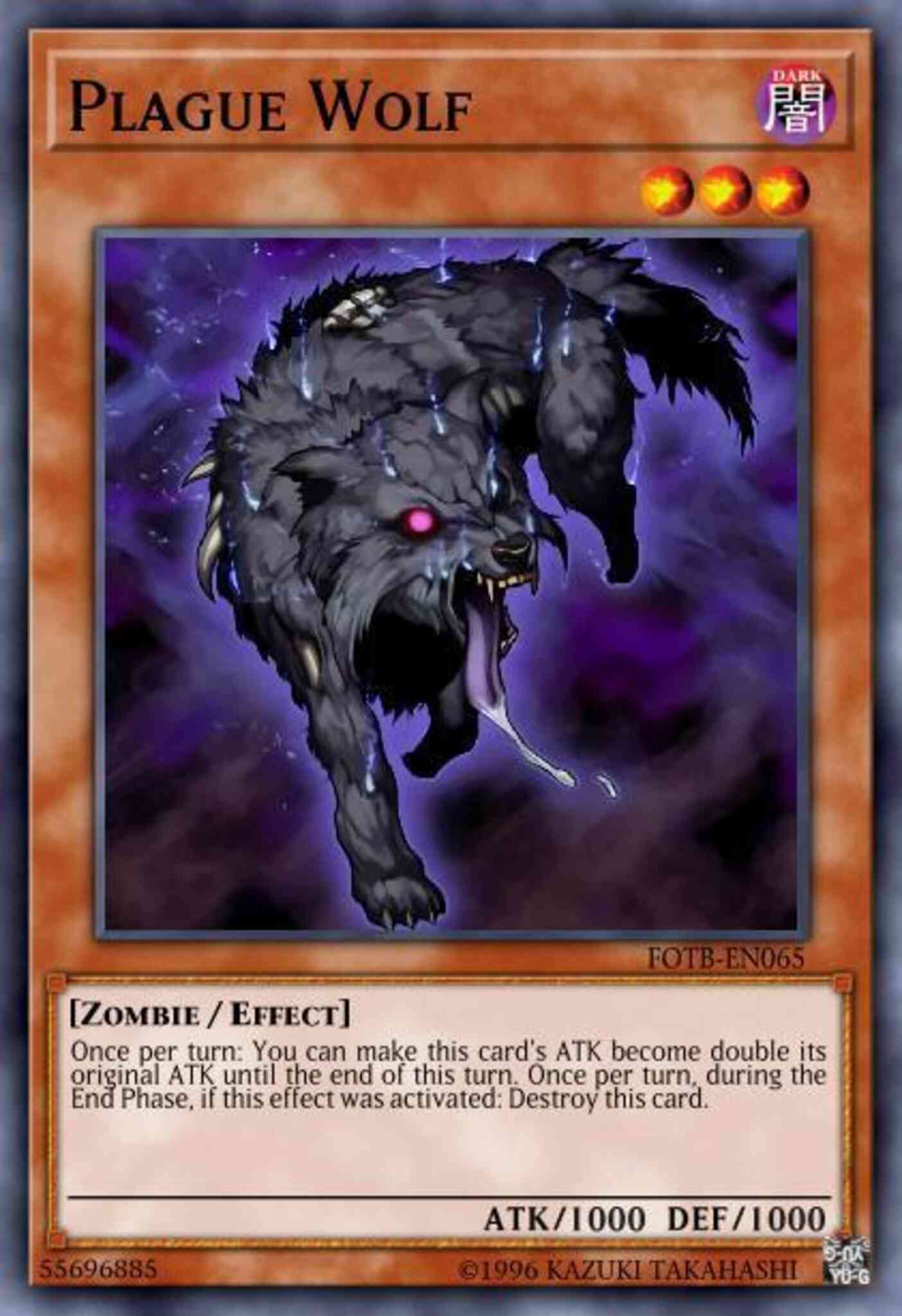 Plague Wolf - SR06-EN016 - Common - 1st Edition
