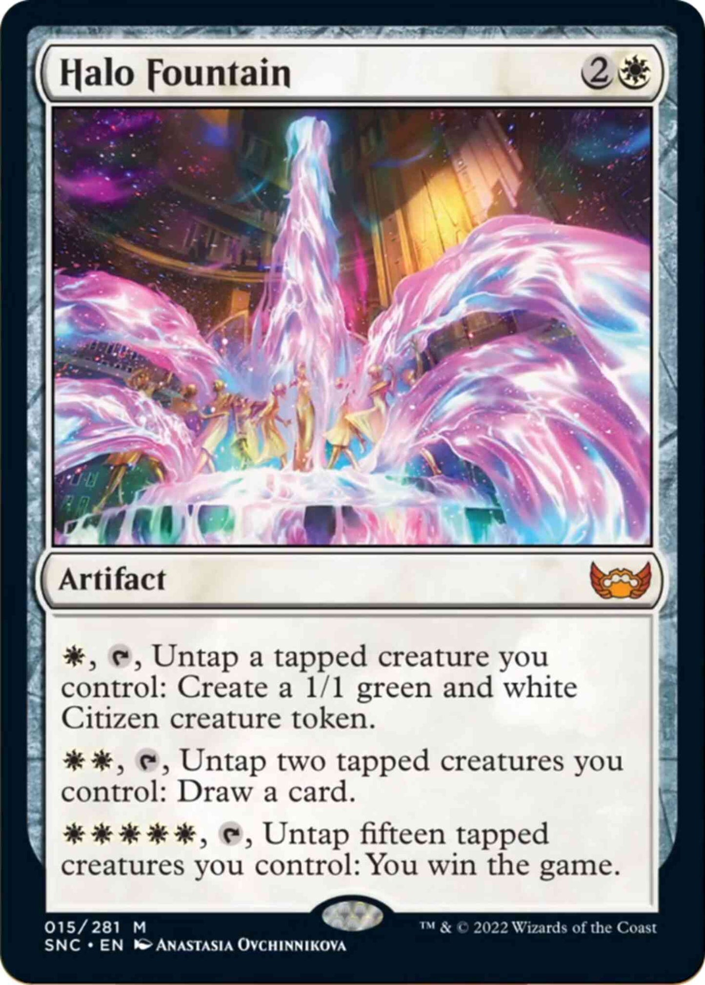 Halo Fountain [15] [Streets of New Capenna] [Non-Foil]