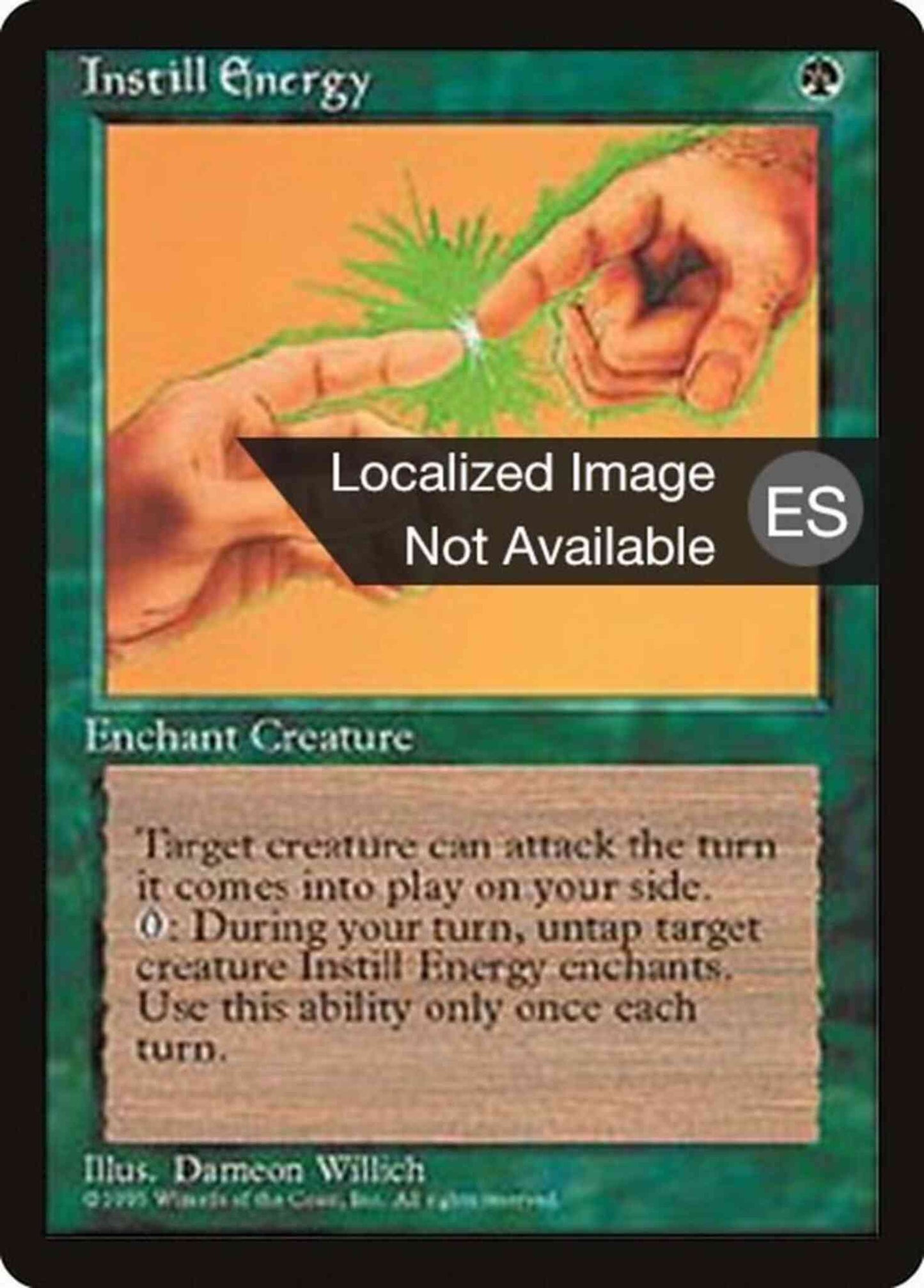 Instill Energy - Portuguese [252] [Fourth Edition Black Border: Portuguese] [Non-Foil]