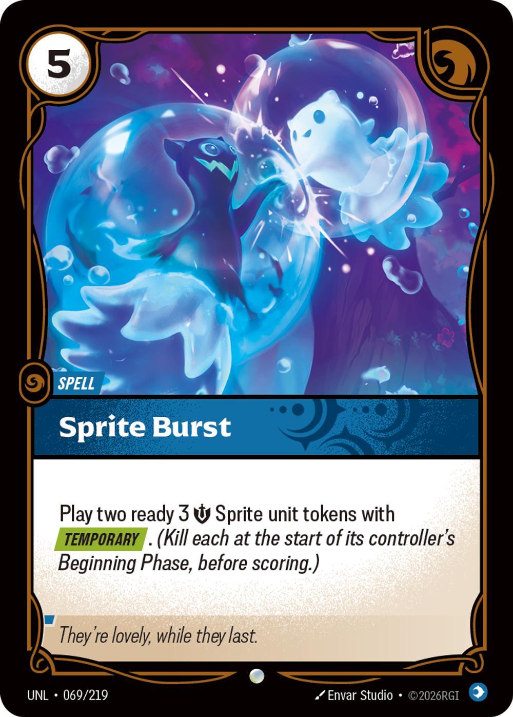 Sprite Burst - 069/219 [Unleashed] [Non-Foil]