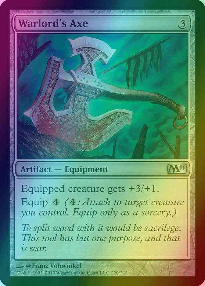 Warlord's Axe [220] [Magic 2011] [Foil]