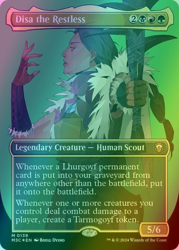 Disa the Restless [139] [Borderless] [Modern Horizons 3: Commander] [Ripple Foil]