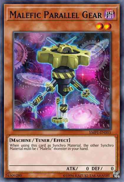 Malefic Parallel Gear - YMP1-EN003 - Secret Rare - Limited