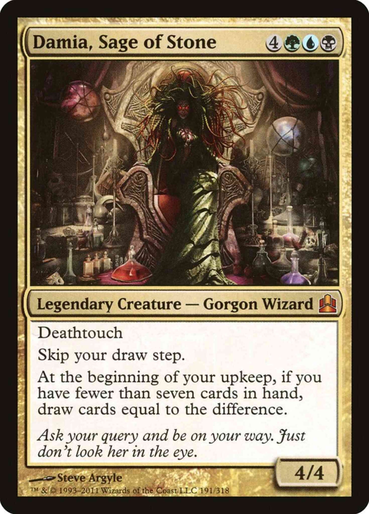 Damia, Sage of Stone [191] [Commander 2011] [Non-Foil]