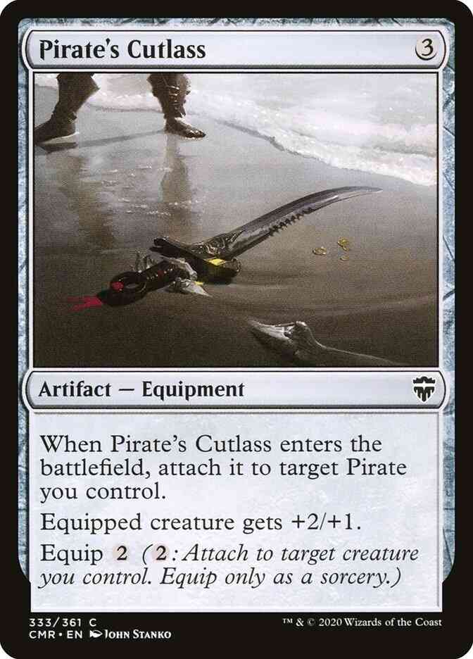 Pirate's Cutlass [333] [Commander Legends] [Non-Foil]