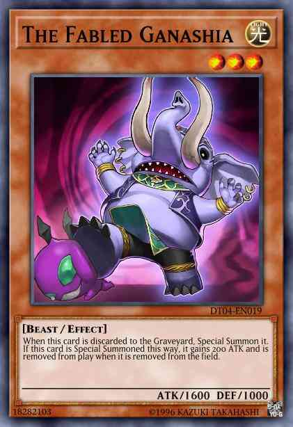 The Fabled Ganashia - HA04-EN009 - Super Rare - Unlimited